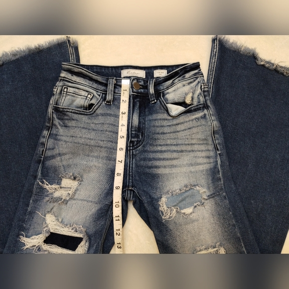 KanCan high rise flare jeans size 24 - Picture 5 of 13